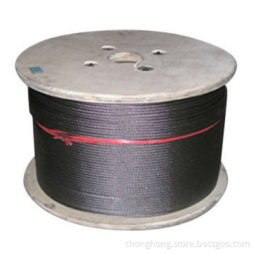 Non-magnetic Wire Rope with AISI 304/AISI 316 Batteries and PVC/Nylon/TPE Coating